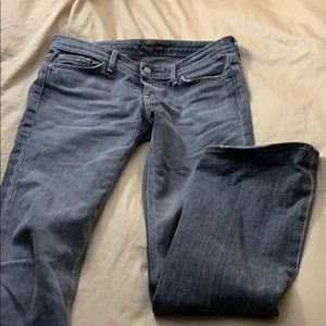 7 for all Mankind grey jeans